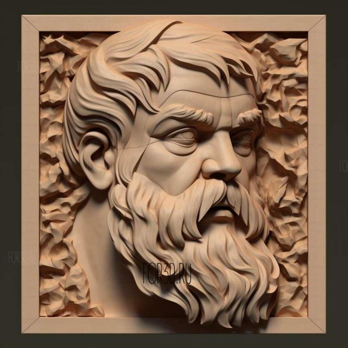Socrates Type A 1 stl model for CNC